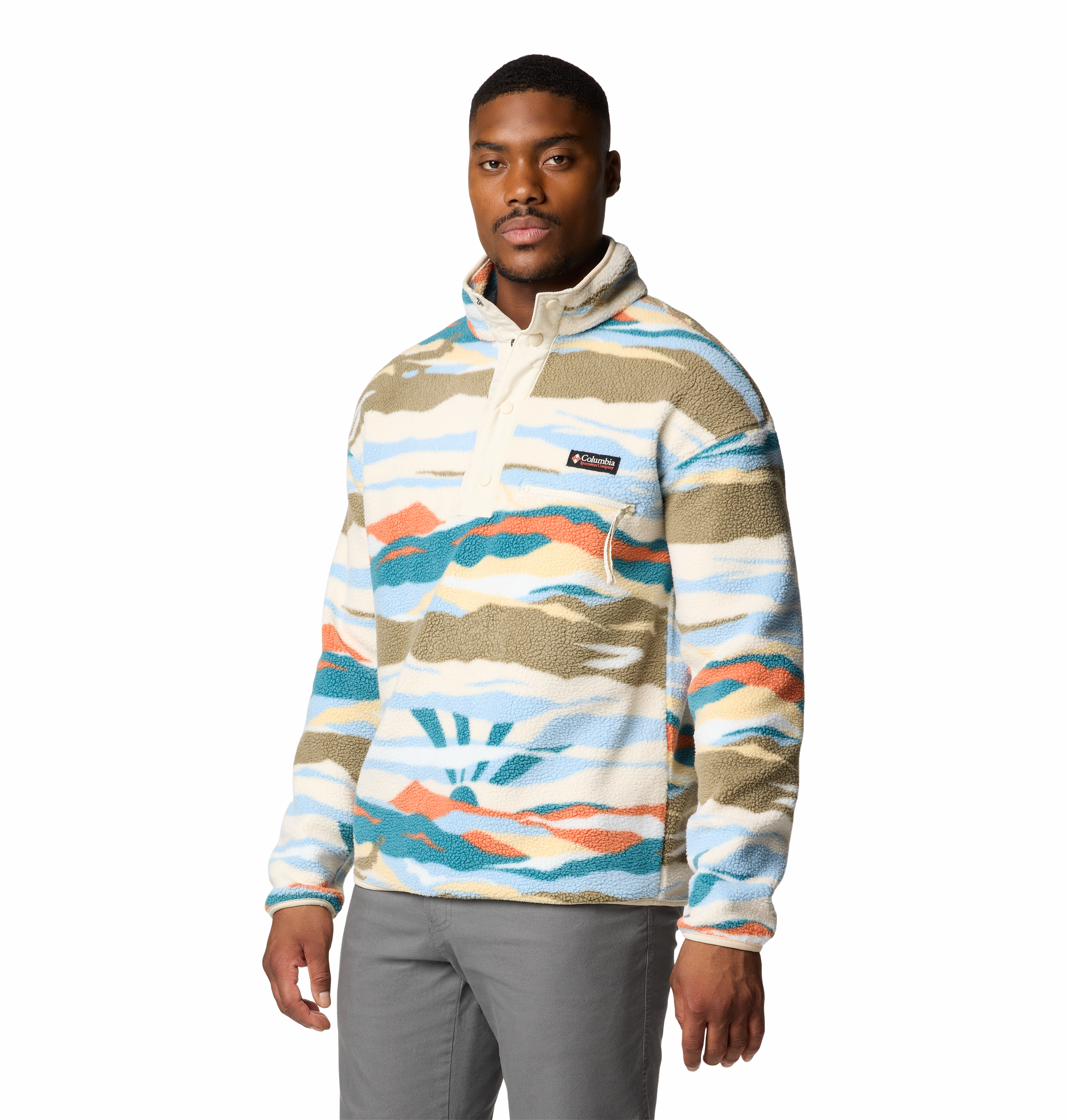 Columbia Helvetia™ II Printed Half Snap Fleece - Men