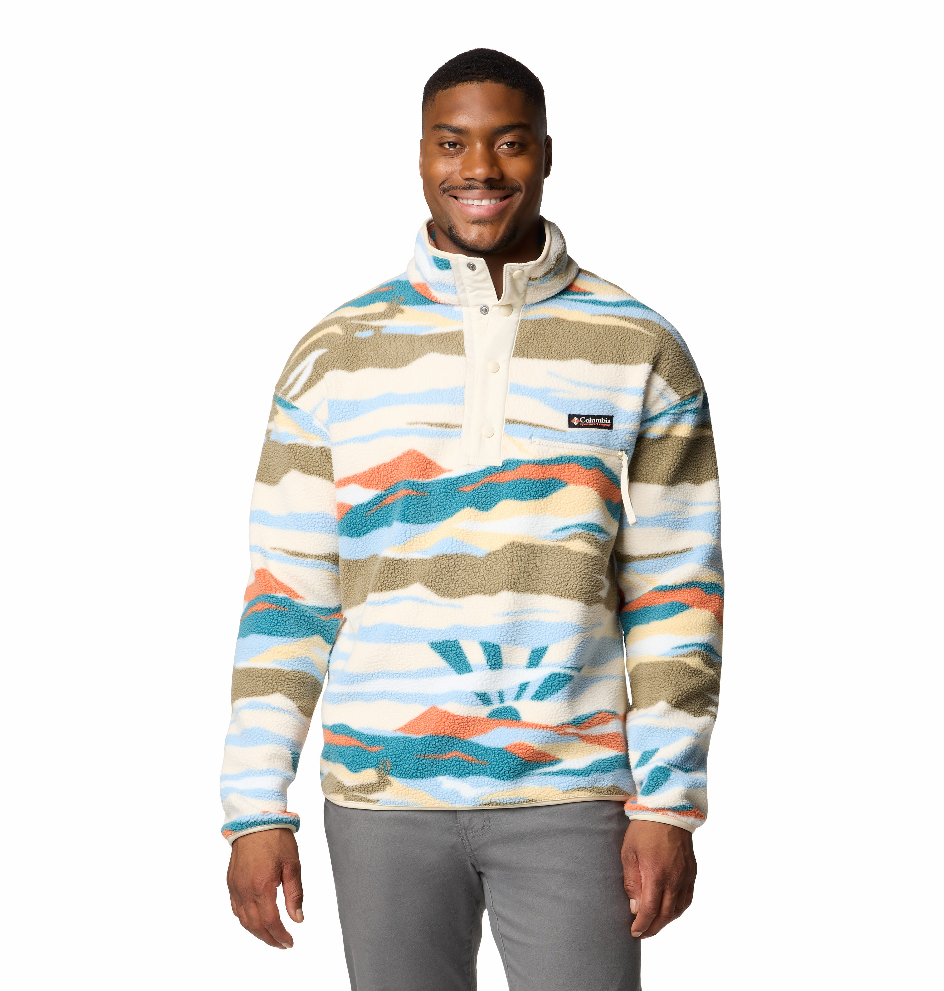 Columbia Helvetia™ II Printed Half Snap Fleece - Men