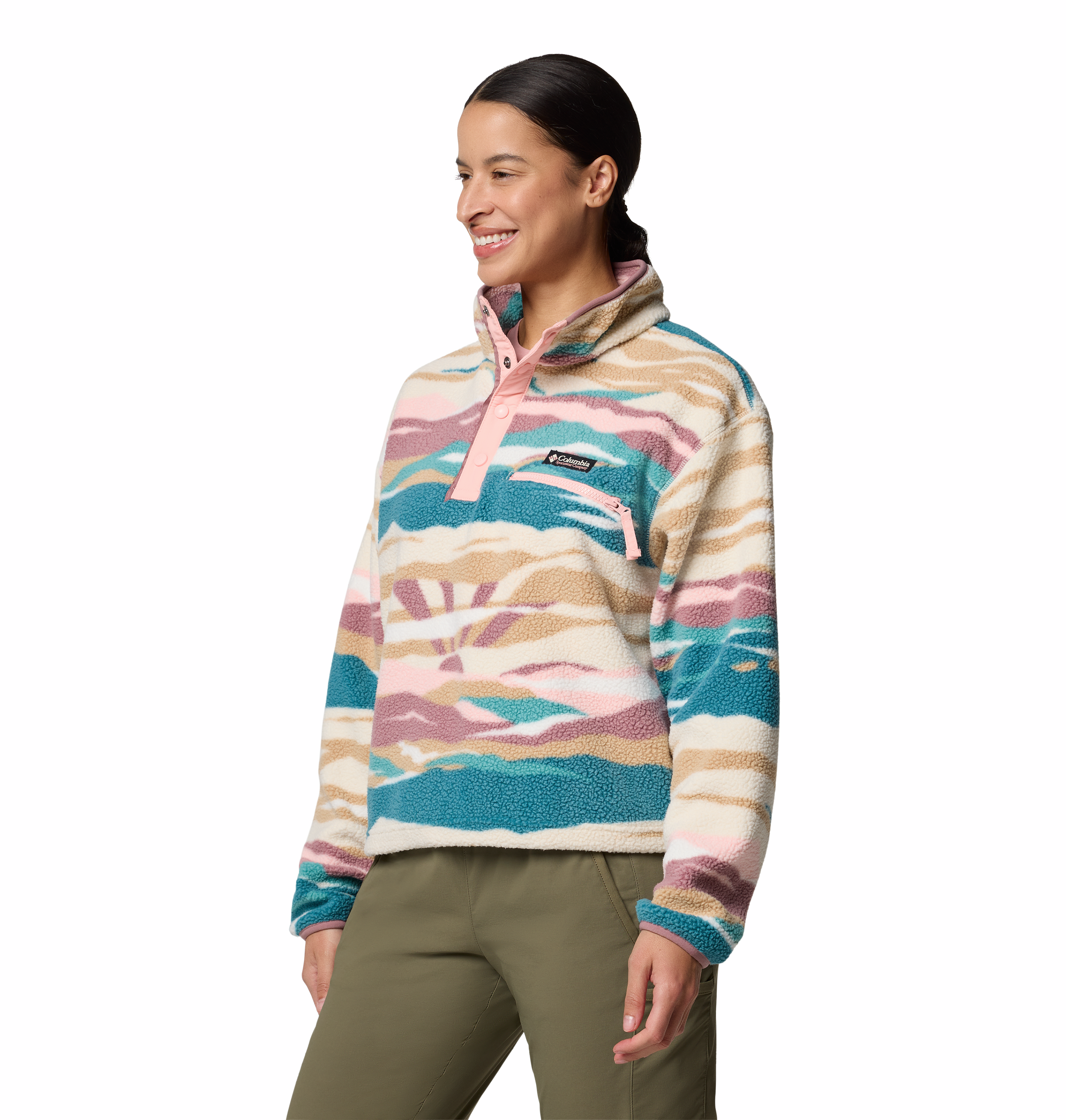 Columbia Helvetia™ II Printed Cropped Half Snap - Women