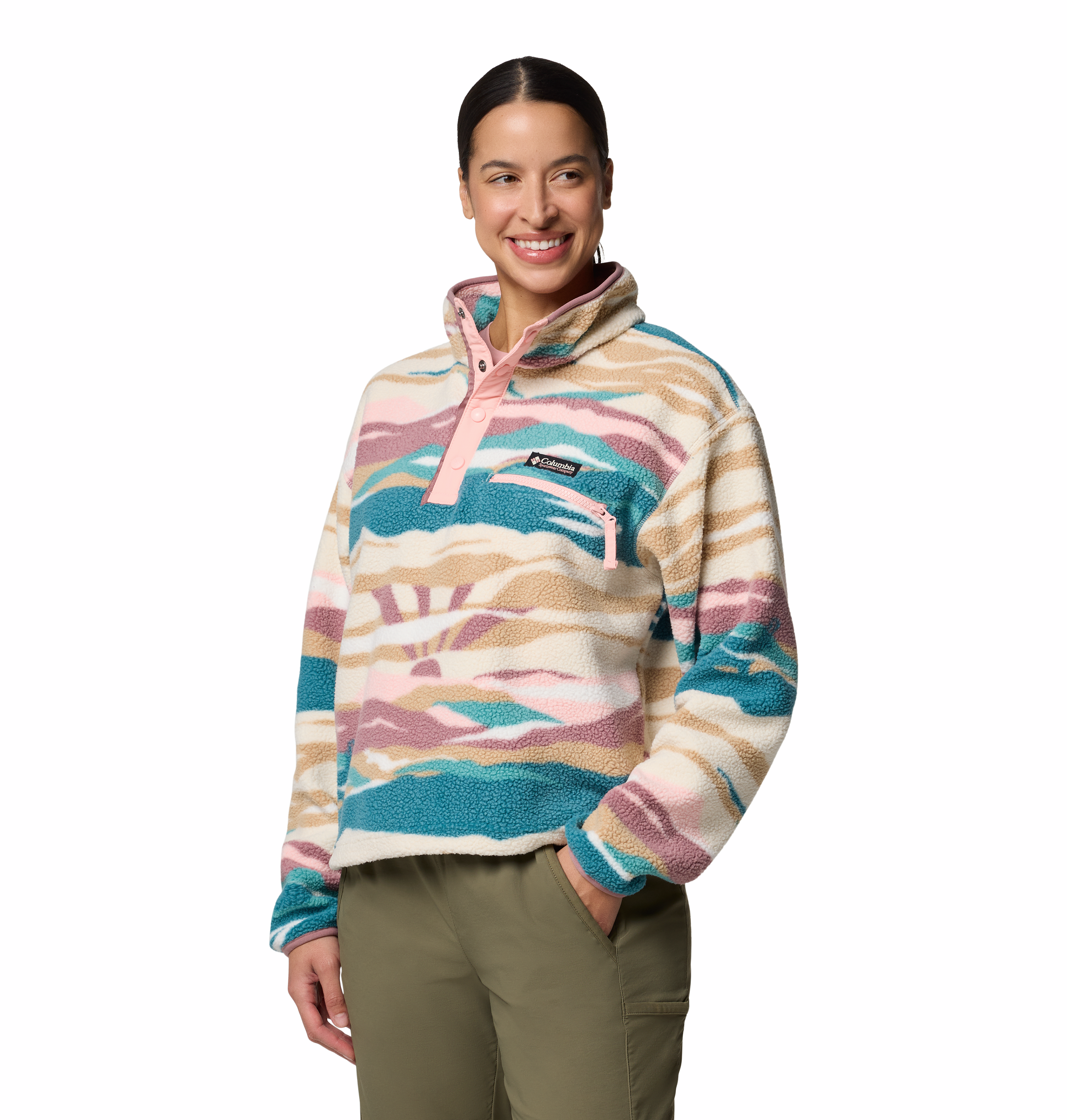 Columbia Helvetia™ II Printed Cropped Half Snap - Women