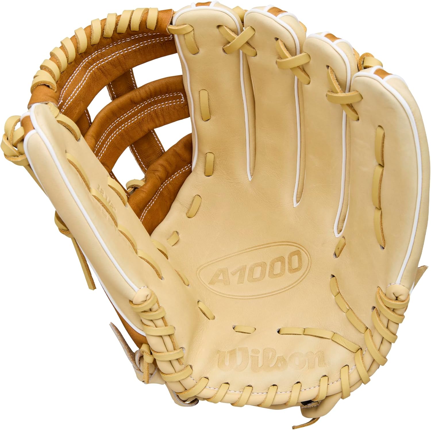 WILSON '25 A1000 1750 (OF) 12.5" BLONDE/TAN/WHITE RIGHT THROW