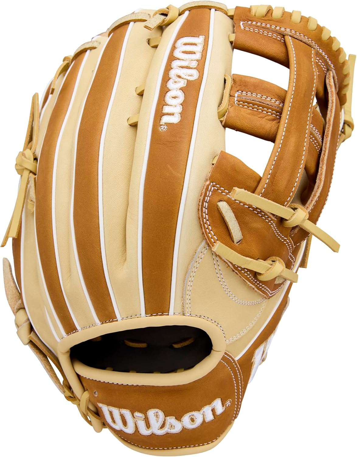 WILSON '25 A1000 1750 (OF) 12.5" BLONDE/TAN/WHITE RIGHT THROW