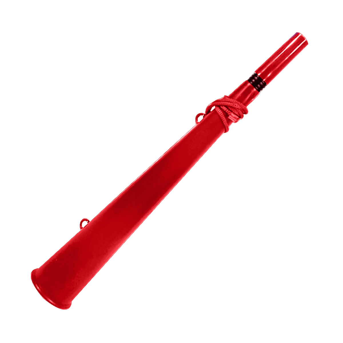 Blue Sports Plastic Cheer Horn w/ Whistle