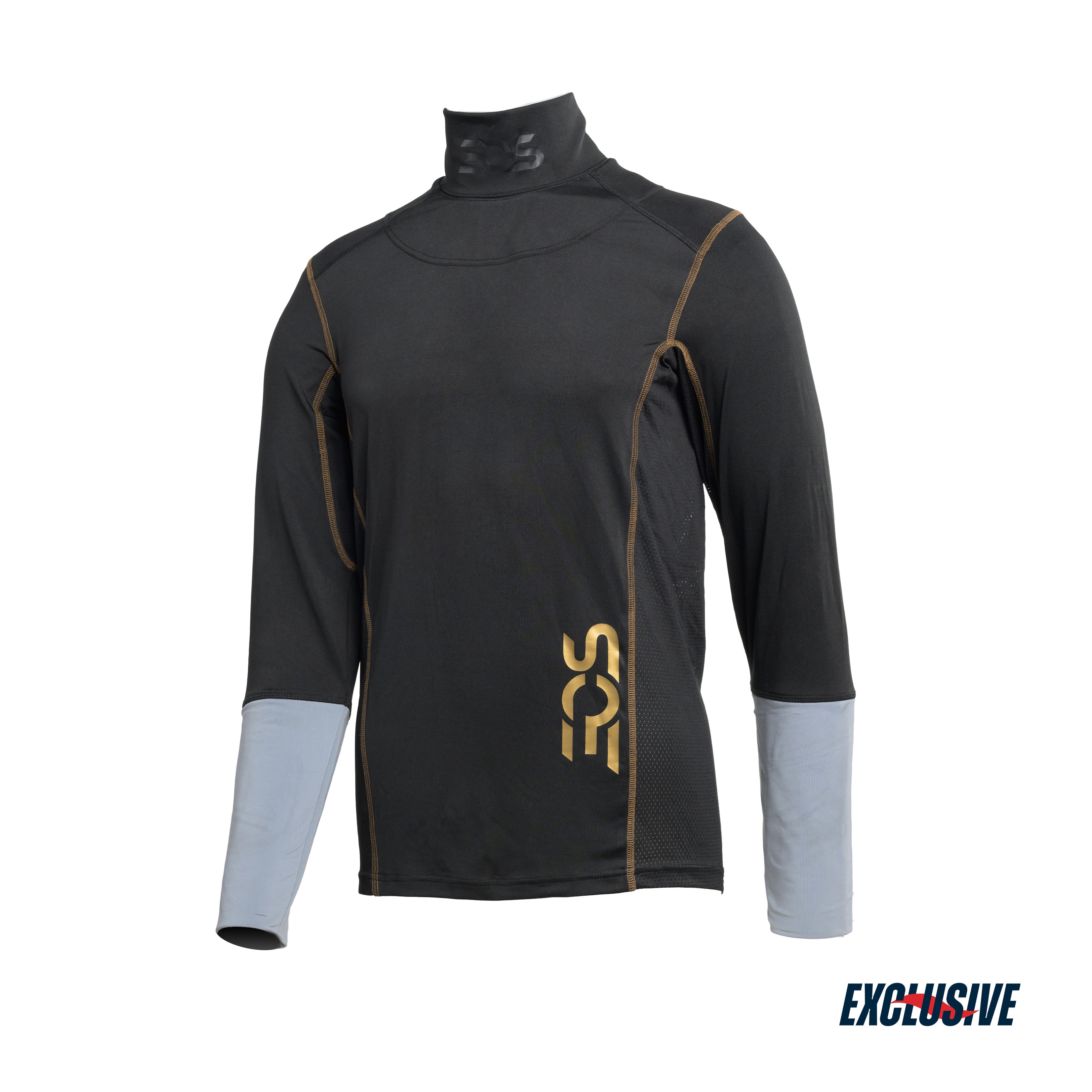 EOS 50 Fitted Baselayer Top w/ Neck Guard + Wrist Guard - Senior
