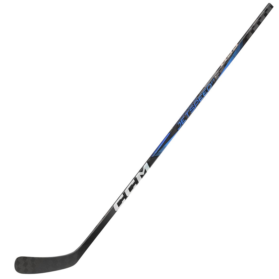 CCM Jetspeed FT7 Pro Custom Blue Hockey Stick - Junior