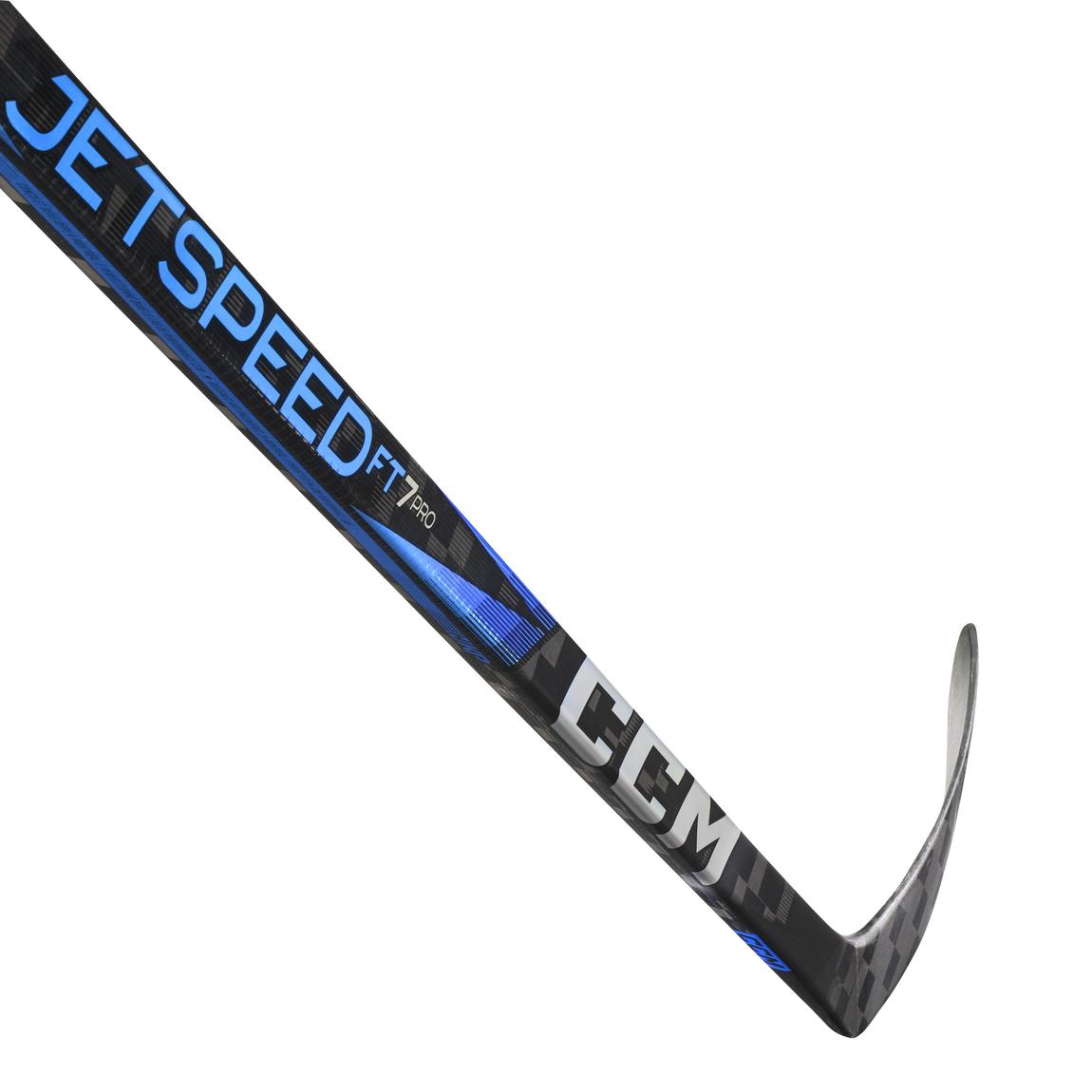 CCM Jetspeed FT7 Pro Custom Blue Hockey Stick - Junior