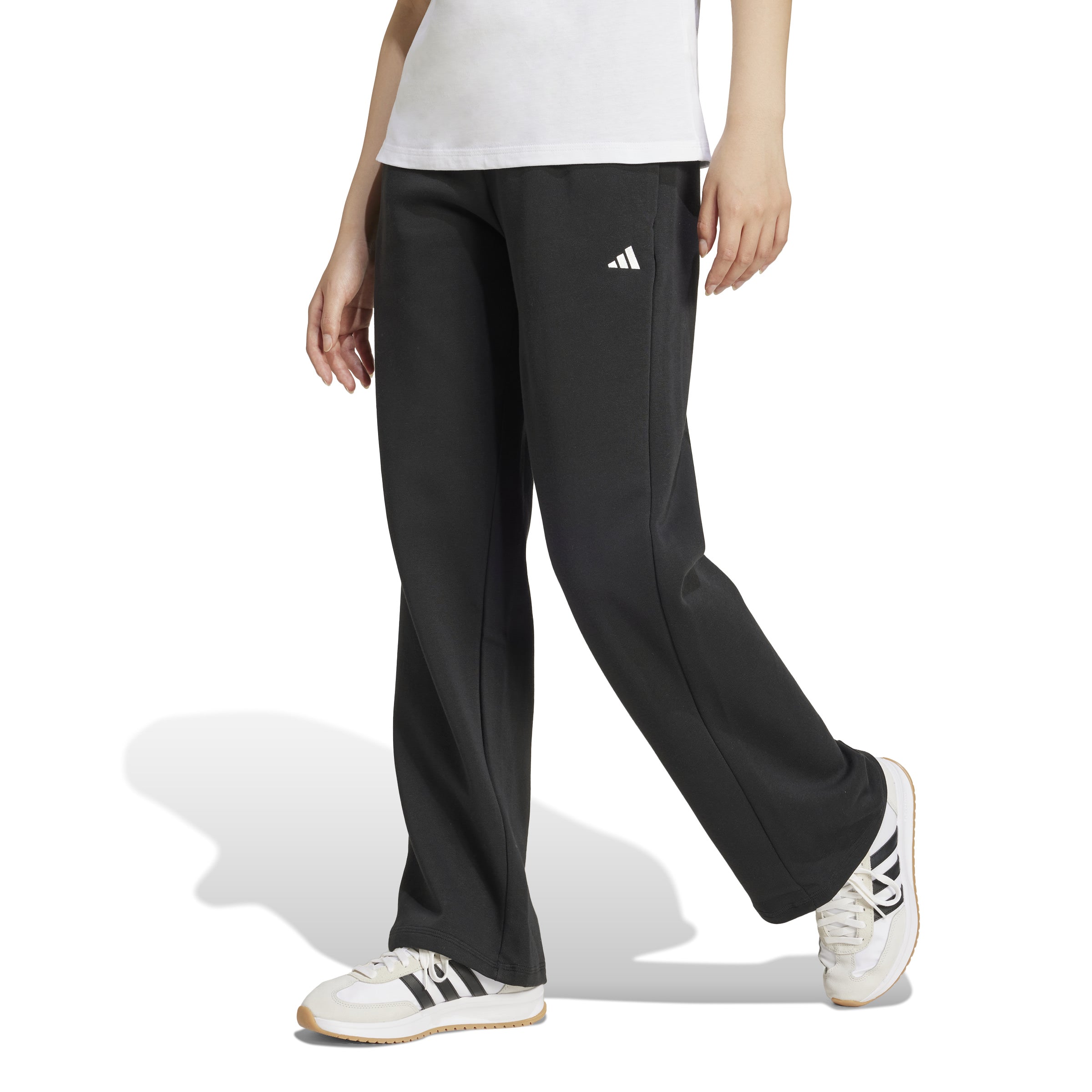 Adidas Essentials Small Logo Feel Cozy Open-Hem Joggers - Women