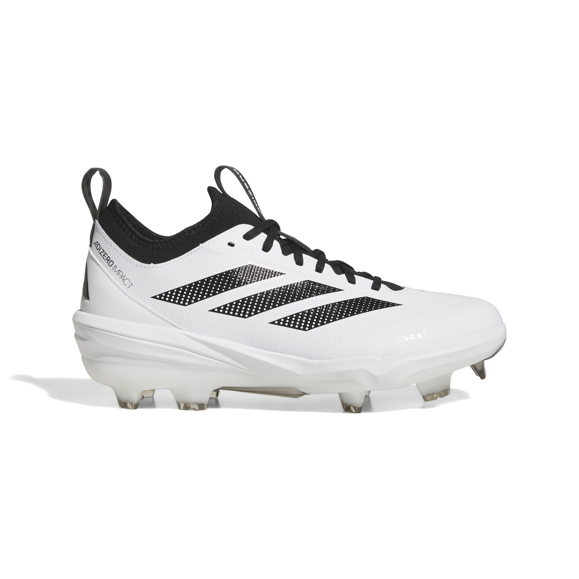 Adidas Adizero Impact TPU 2.0 White Baseball Cleats (2025)