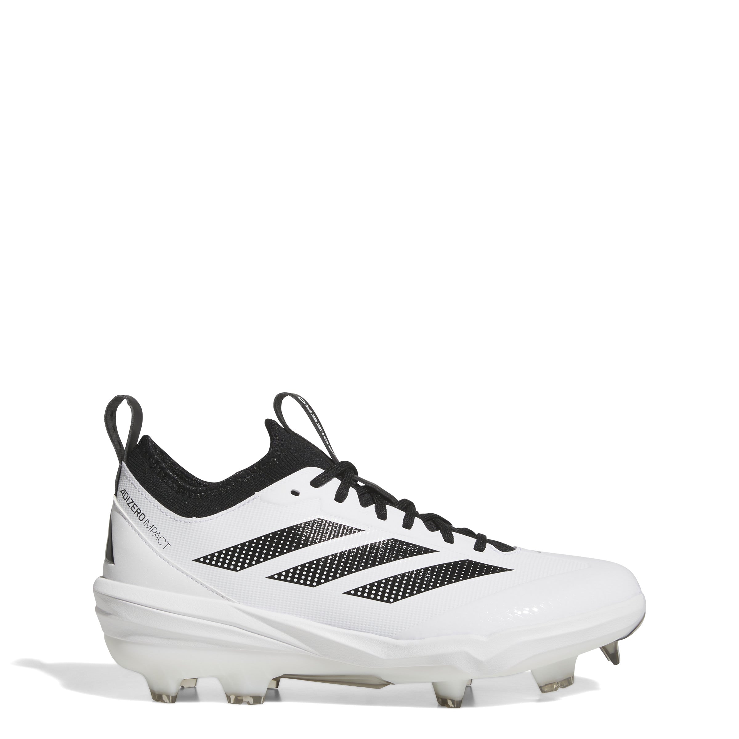 Adidas Adizero Impact TPU 2.0 White Baseball Cleats (2025)