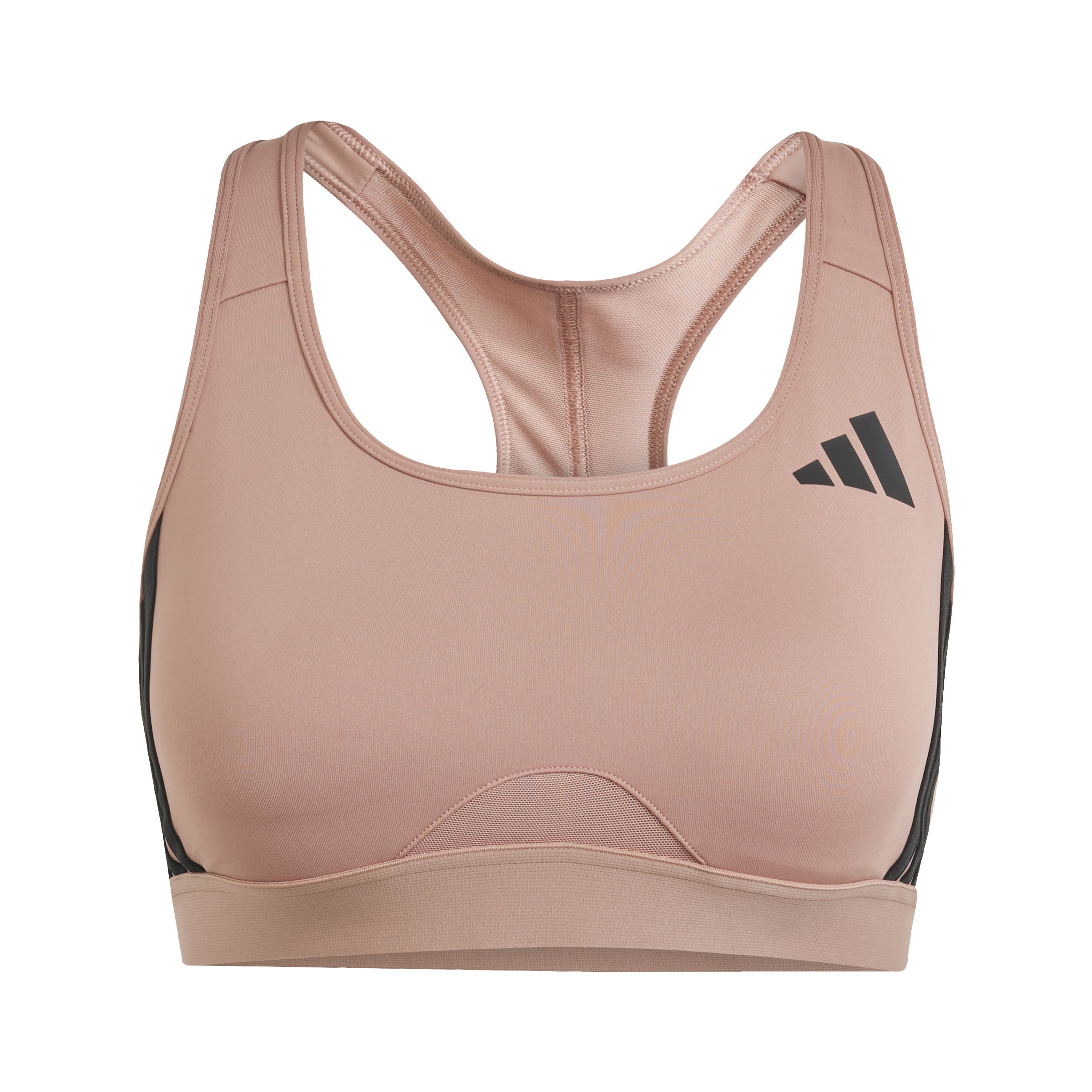 Adidas Powerreact Train Medium-Support 3-Stripes Bra - Women