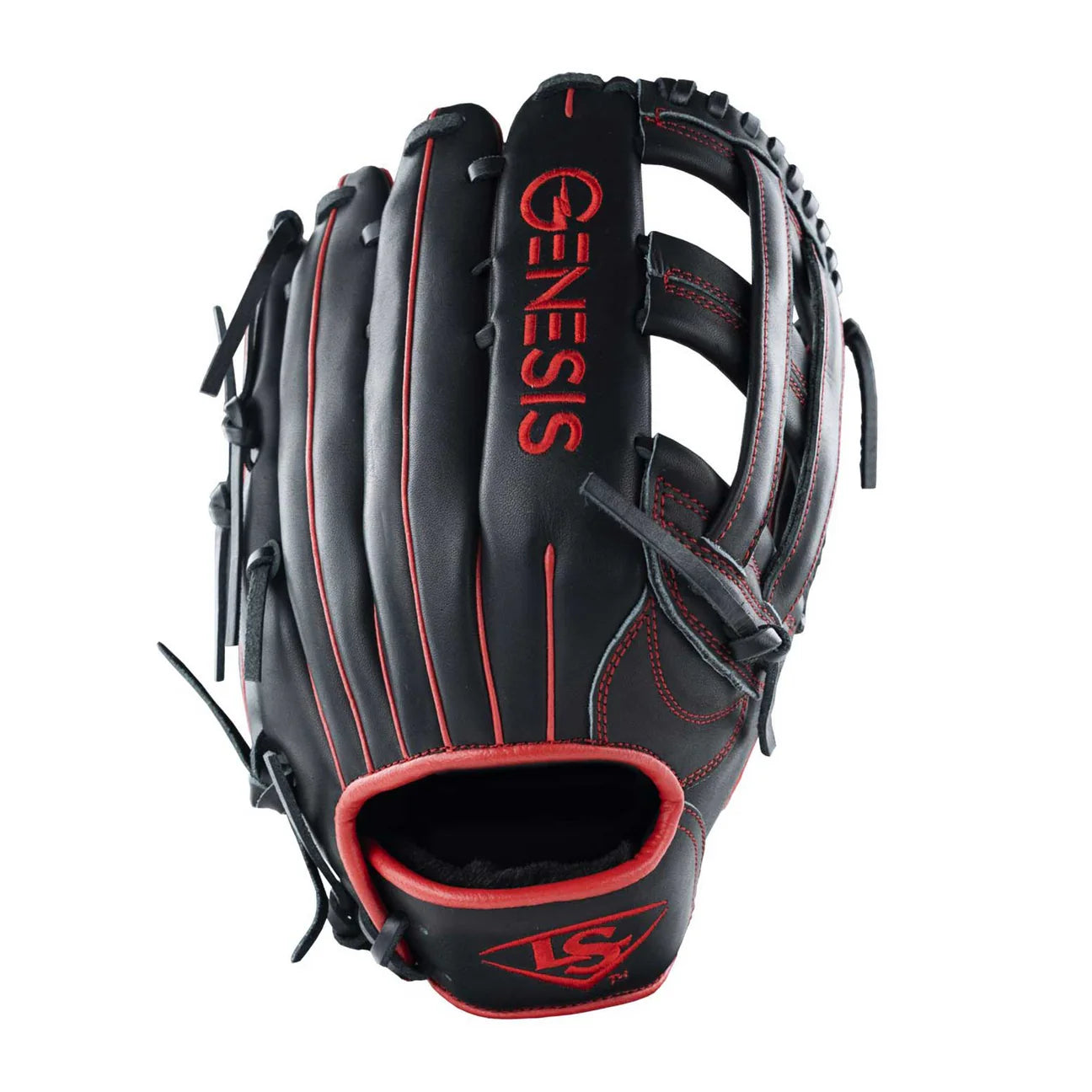 LOUISVILLE '25 GENESIS SP FG 13.5" BLK/RED RIGHT THROW GLOVE