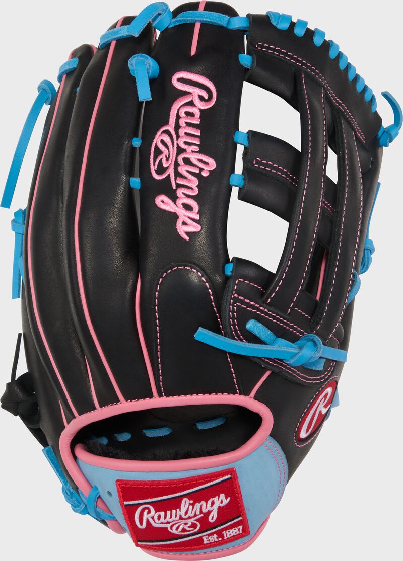 RAWLINGS R9 SERIES R93029-6BP RIGHT THROW OUTFIELD GLOVE 12.75"