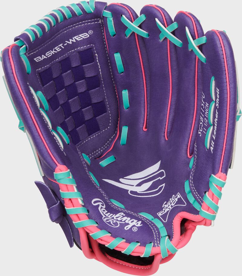 RAWLINGS SCSB115PU SURE CATCH SOFTBALL 11.5" GLOVE RIGHT THROW