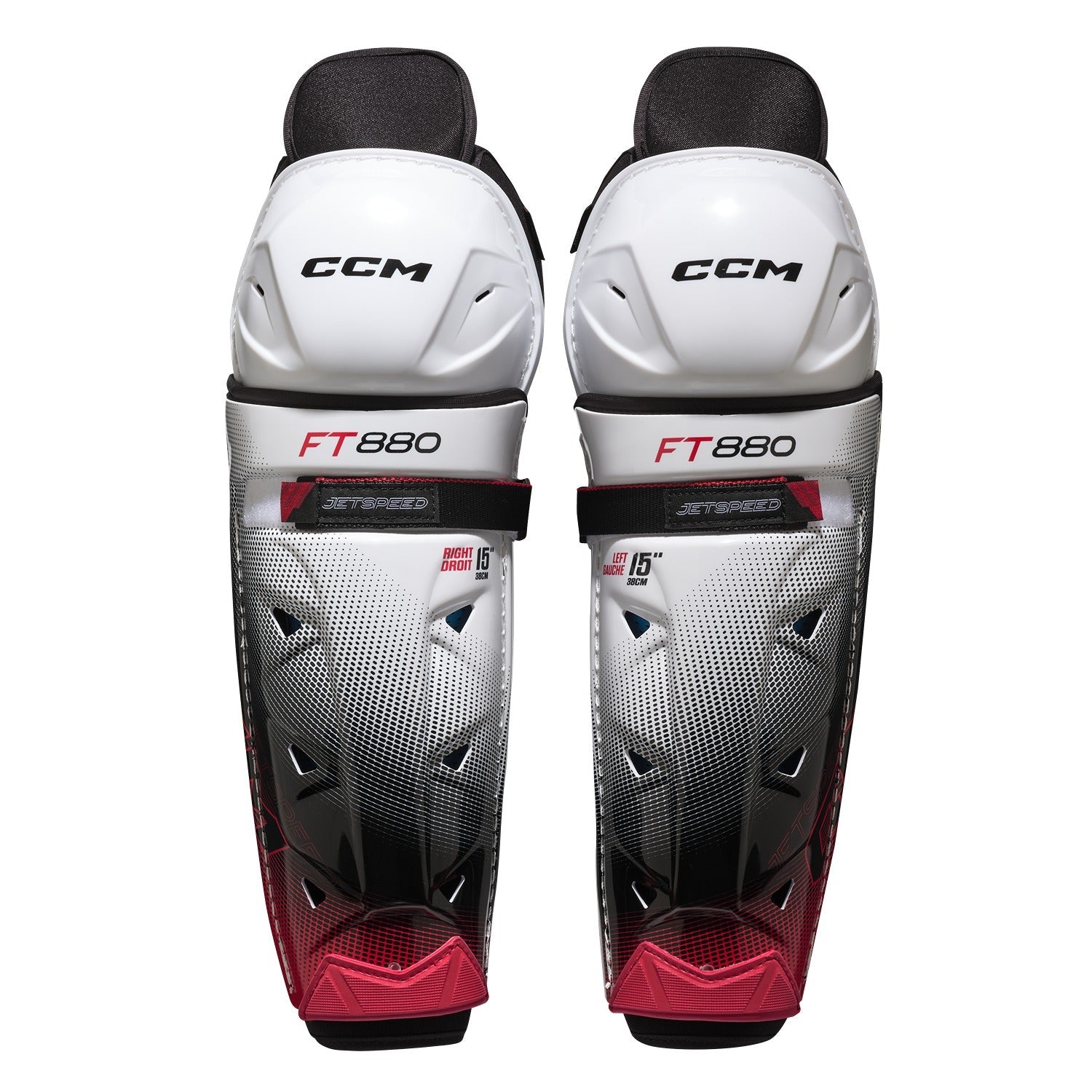 CCM Jetspeed FT880 Shin Guards - Junior