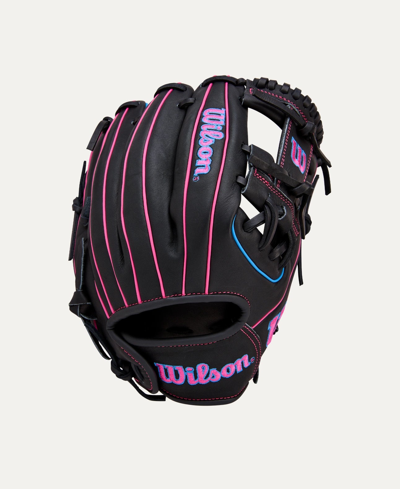 WILSON A1000 DP15 PEDROIA FIT 11.5" BLK/PINK RIGHT THROW