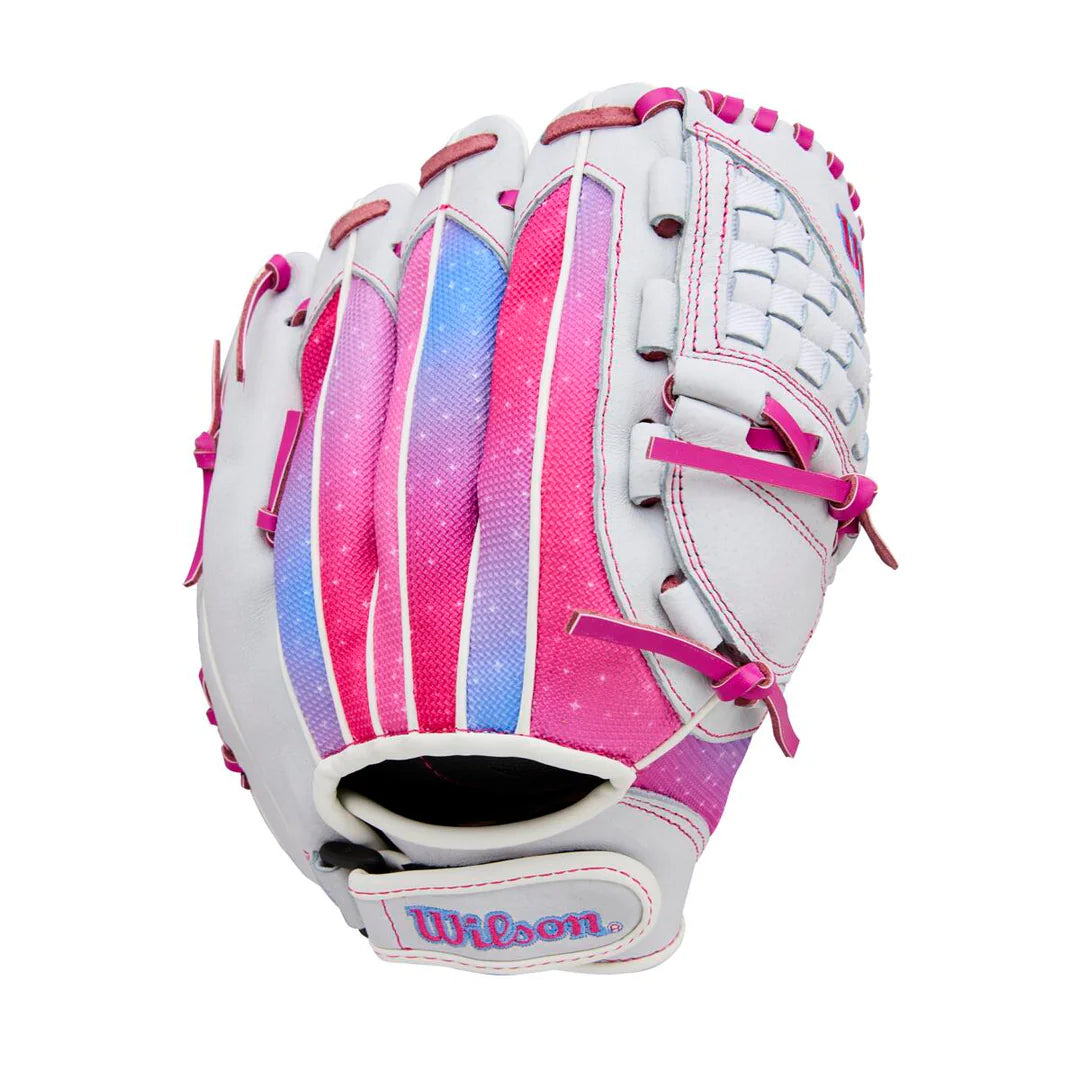 WILSON FLASH 11.5" WHITE/PINK GLOVE