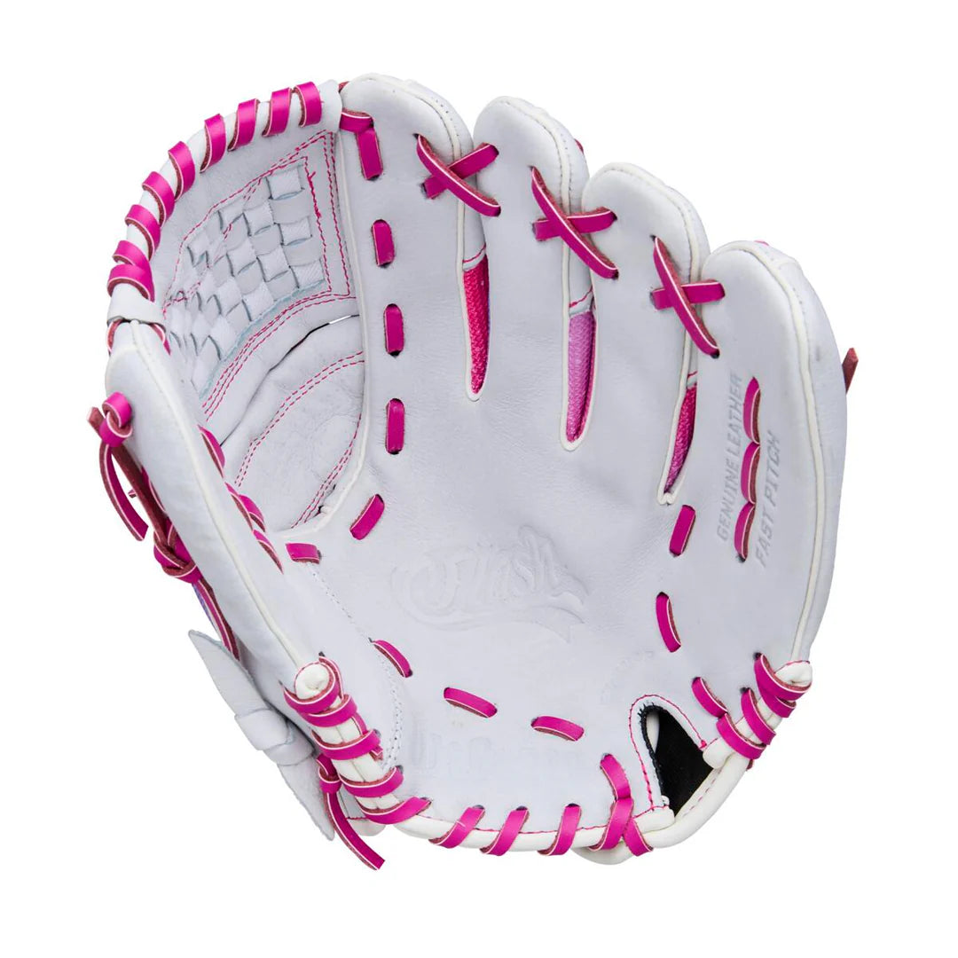 WILSON FLASH 11.5" WHITE/PINK GLOVE