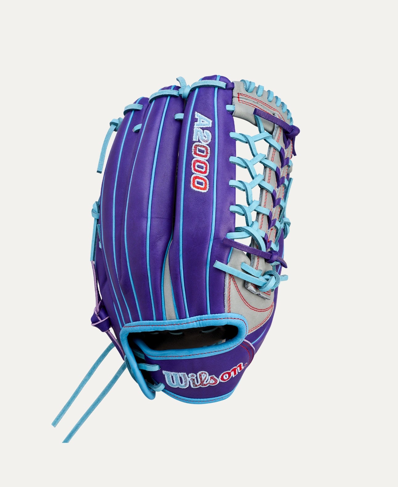 WILSON A2000FP SUMMER '26 T125 PURP/GY/SKY 12.5" RIGHT THROW GLOVE