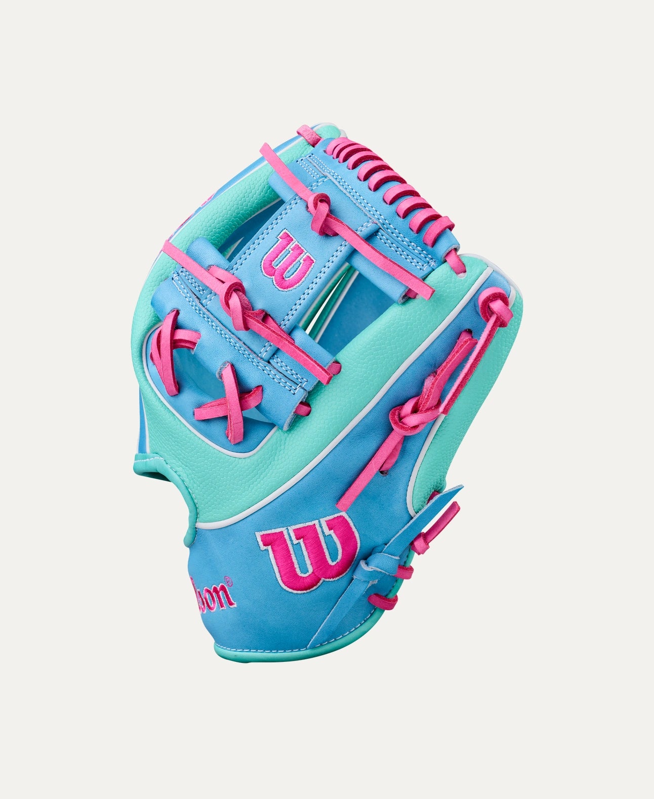 WILSON A2K SUMMER '26 1875 SEAFOAM/PURPLE 11.75" RIGHT THROW GLOVE