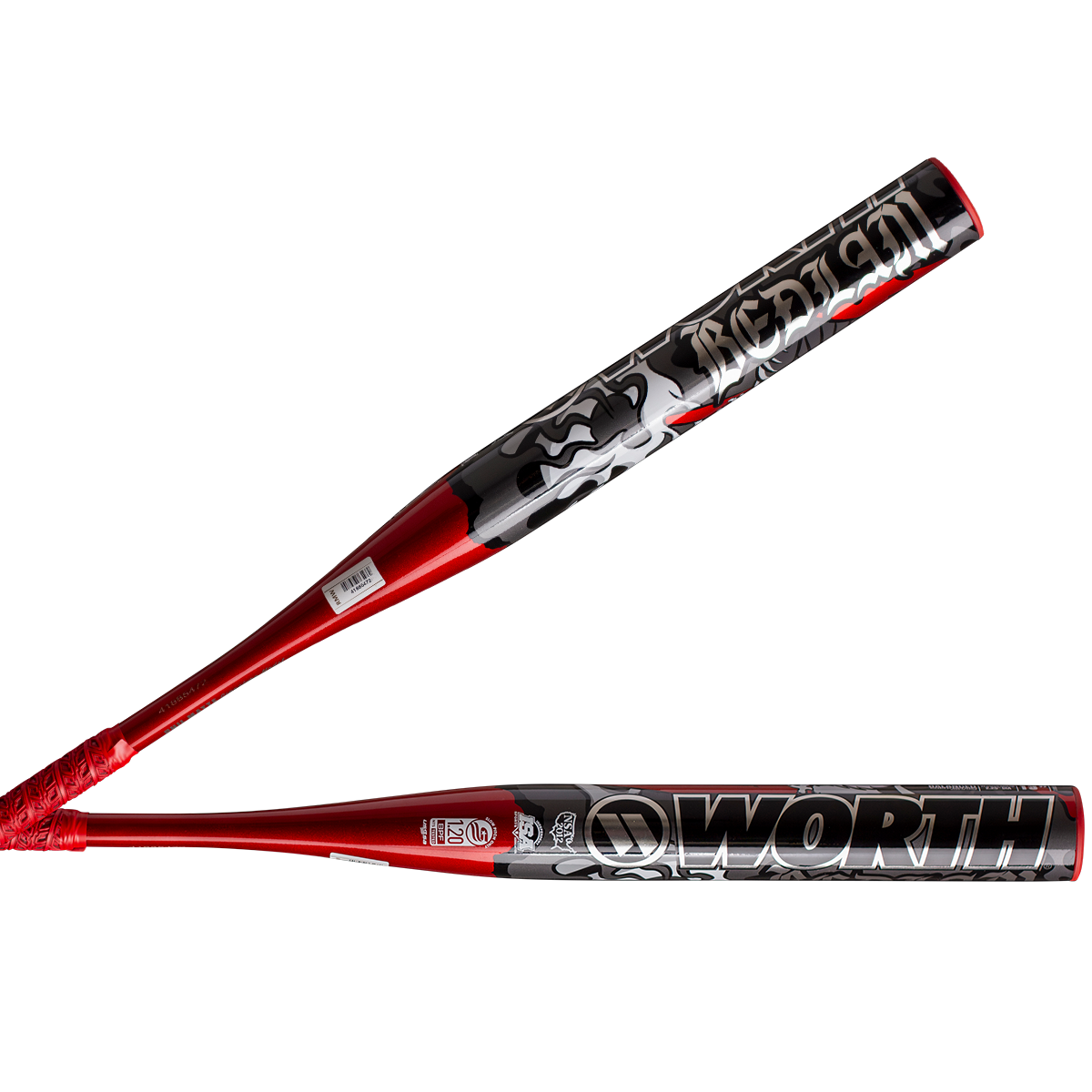 Worth Bedlam Phil Matte Signature Model USSSA Red 1PC 13” Slowpitch Bat (2025)