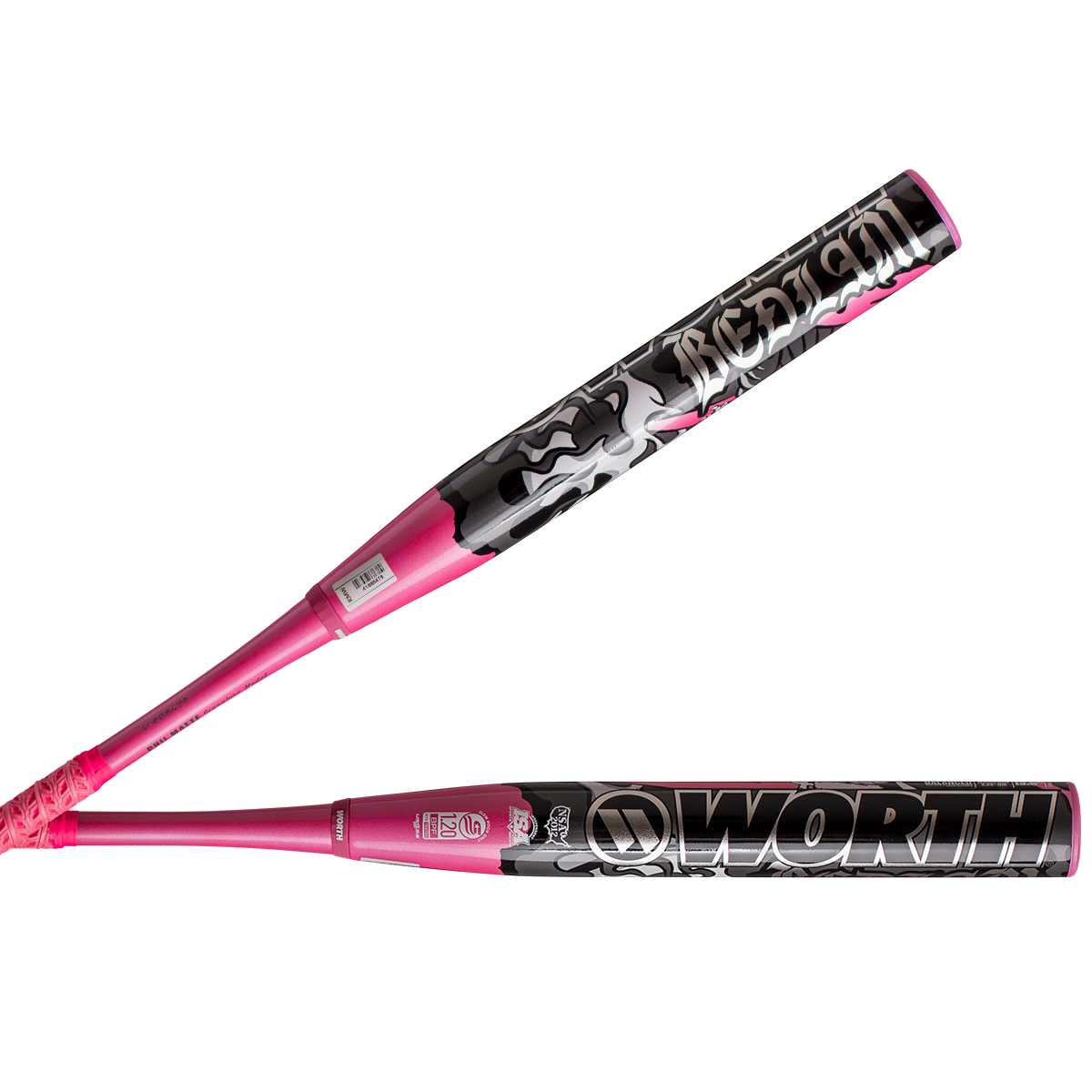 Worth Bedlam Phil Matte Signature Model USSSA Pink 2PC 13.5” Slowpitch Bat (2025)