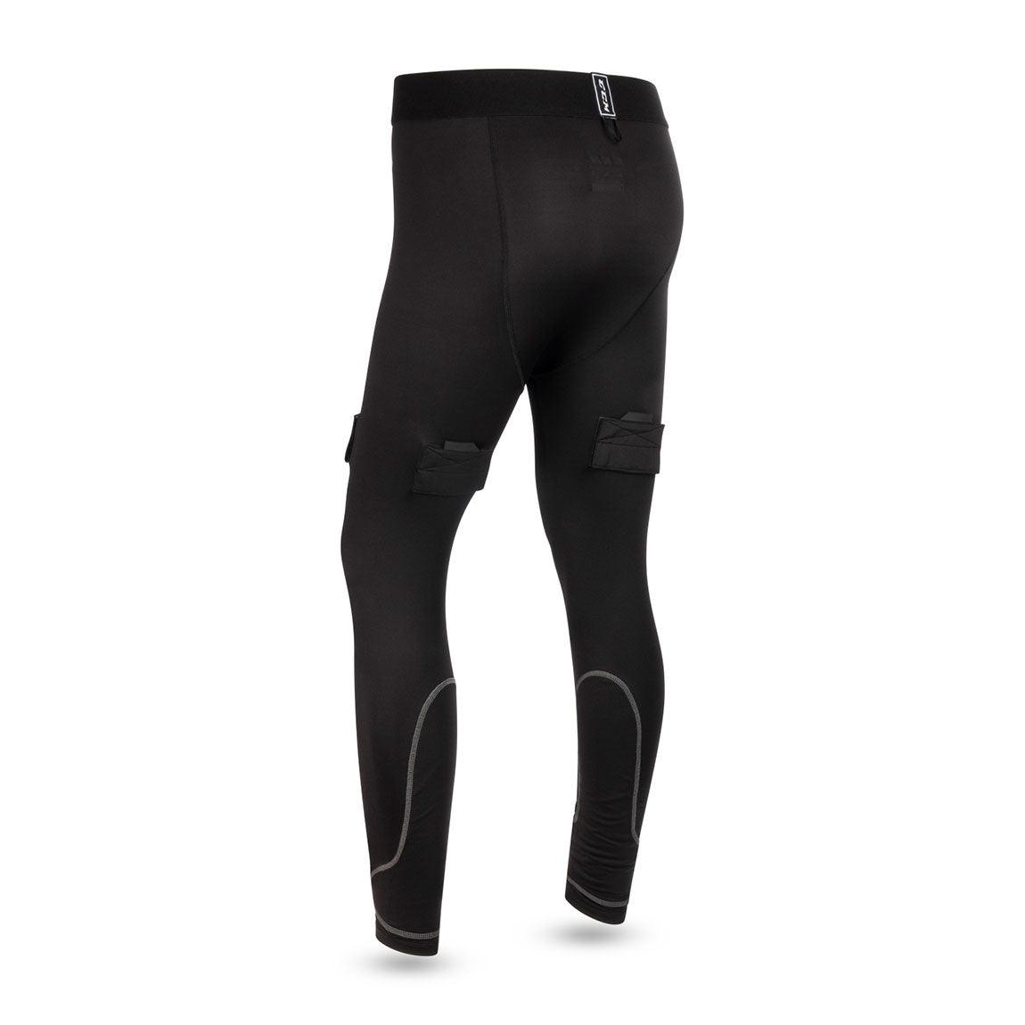 Men Compression Pro Pant with Jock/Tabs  - Senior