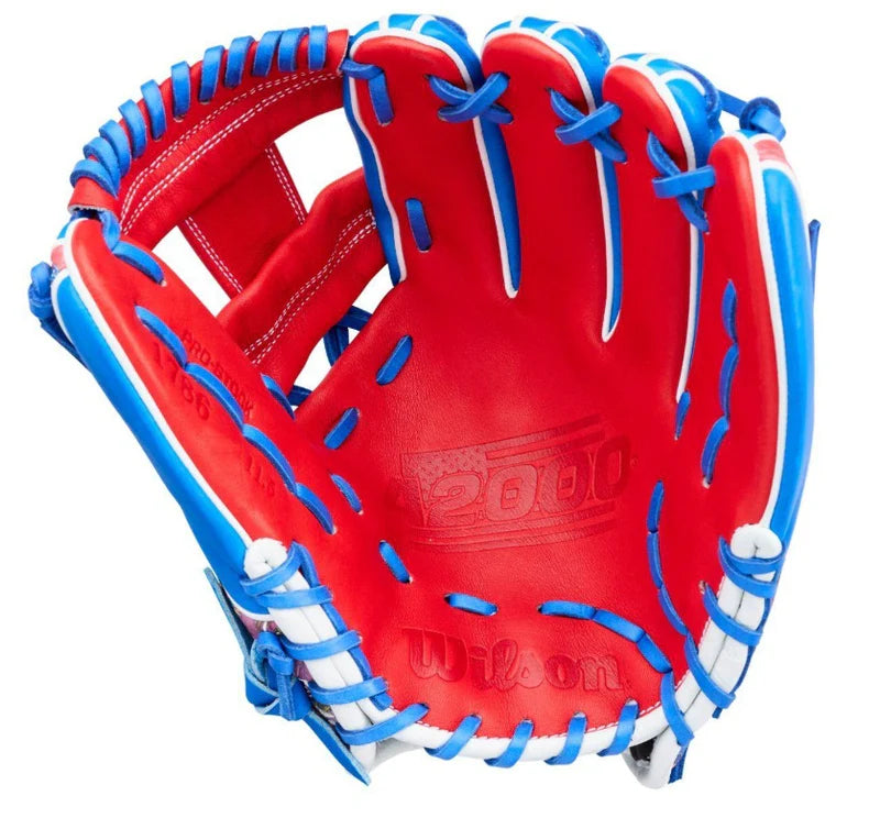 WILSON A2000 JULY '26 GLOVE OF THE MONTH 1786 BLRDWH RIGHT THROW 11.5"