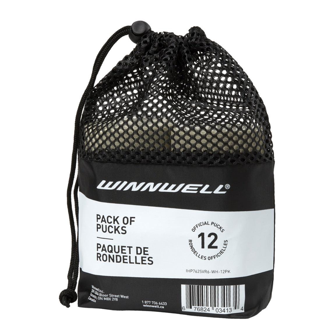 Hockey Ice Puck (12 Pack) - Plain White