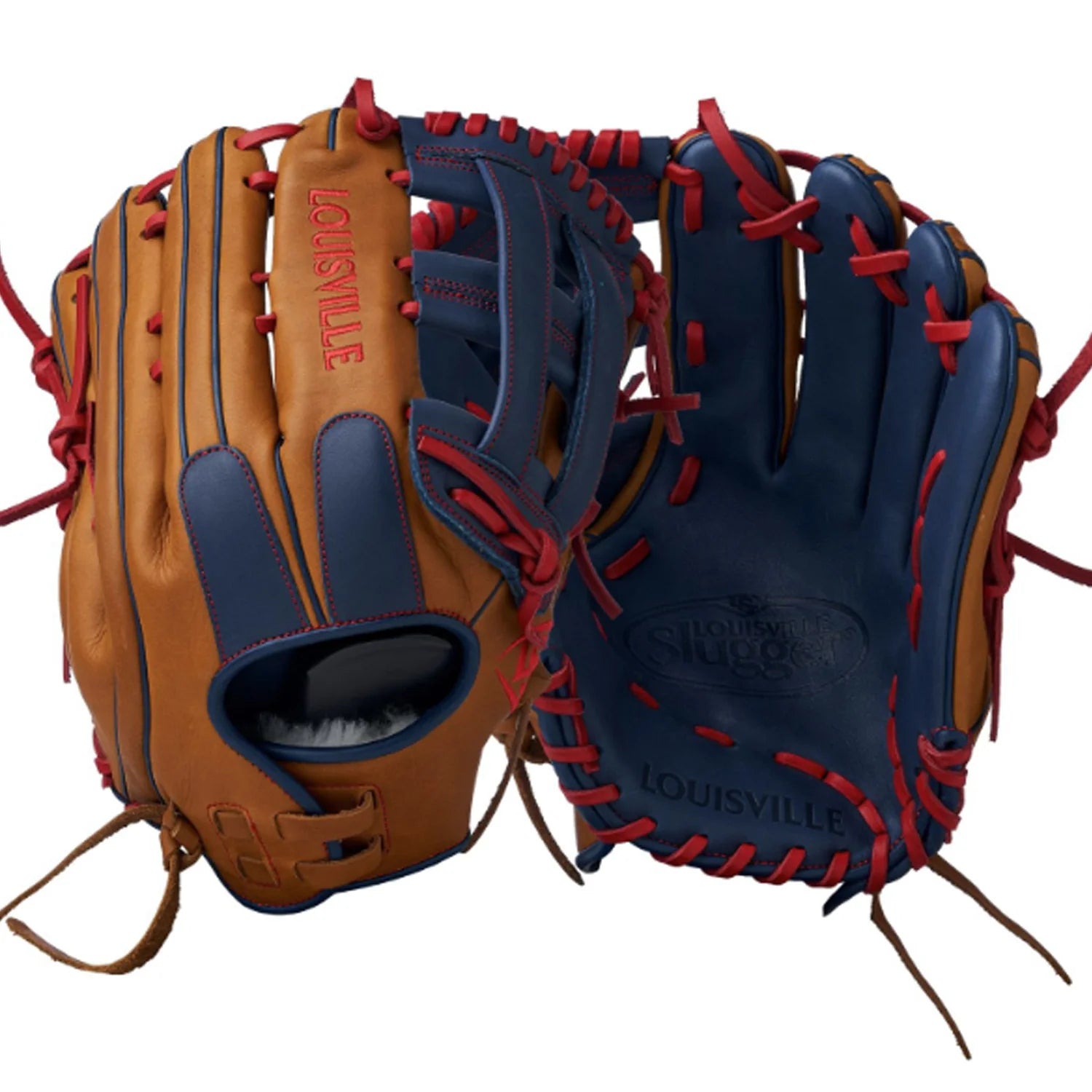 LOUISVILLE SUPER Z SP FG '25 TAN/NAVY 13" RIGHT THROW GLOVE
