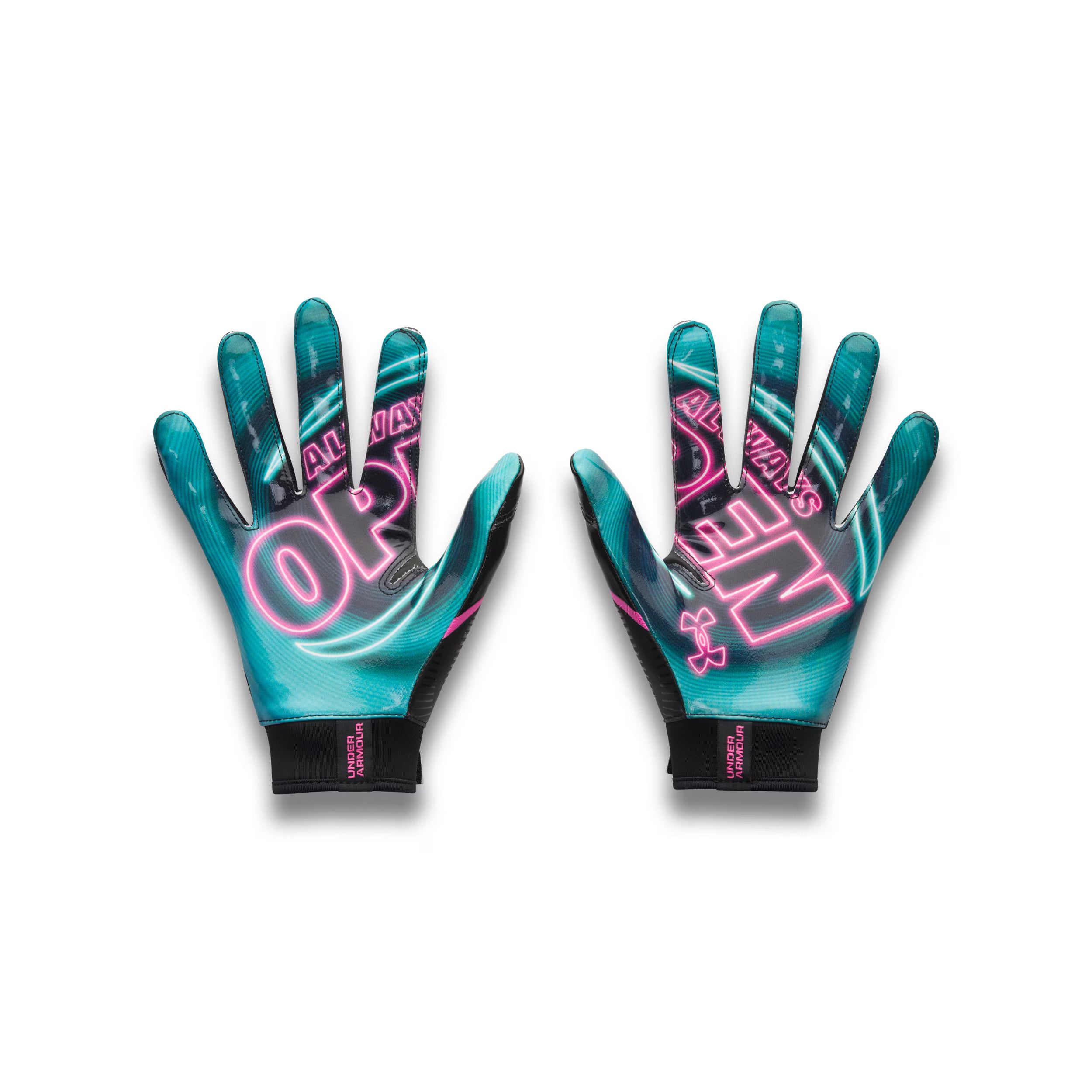UNDER ARMOUR YOUTH BLUR LE FOOTBALL GLOVES