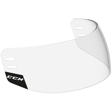 Visor Straight Certified with Spacer with screws - Senior