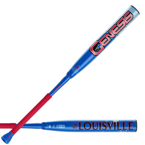 LOUISVILLE GENESIS 2PC BALANCED USSSA SPLT SLOPITCH BAT ROYAL/RED